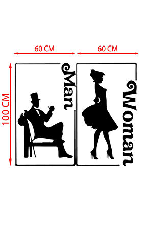 Man-women Tuvalet-wc Kapı özel yeni sticker MİXGİFTZ