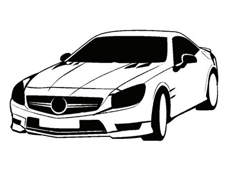 Klasik Arabalar Model 14 Oto özel yeni sticker 25 x 12 Cm MİXGİFTZ