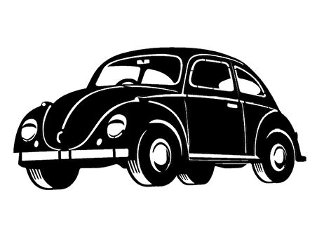 Klasik Arabalar Model 2 Oto özel yeni sticker 25 x 12 Cm MİXGİFTZ