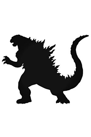 Godzilla Duvar Dekor Sticker 40 X 28 Cm MİXGİFTZ