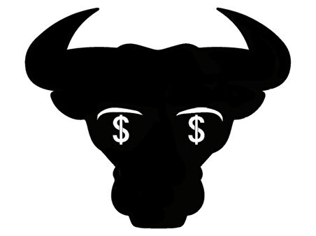 Dolar Gözlü Boğa Duvar Dekor Sticker 40 X 32 Cm MİXGİFTZ