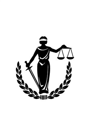 Adalet Sembolü Oto özel yeni sticker Siyah 30 x 30 cm MİXGİFTZ