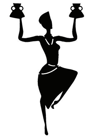 Afrikalı Kadın Model 4 Oto özel yeni sticker 15 x 27 Cm MİXGİFTZ