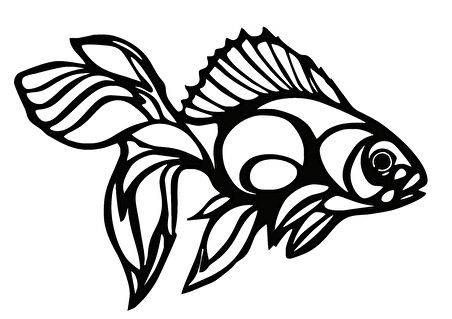 Akvaryum Balığı Oto özel yeni sticker 30 x 21 Cm MİXGİFTZ