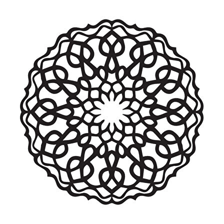 Çiçek Deseni Model 8 Oto özel yeni sticker 30 x 30 Cm MİXGİFTZ