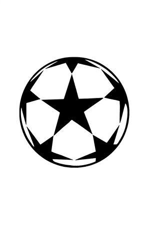 Futbol Topu Oto özel yeni sticker Siyah 30 x 30 cm MİXGİFTZ