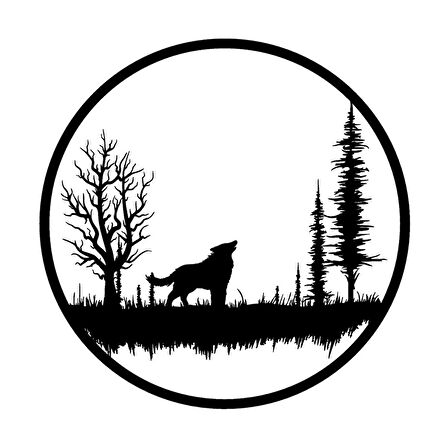 Kurt Ve Doğa Model 2 Oto özel yeni sticker 25 x 25 Cm MİXGİFTZ