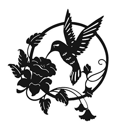 Sinek Kuşu Oto özel yeni sticker 25 x 27 Cm MİXGİFTZ