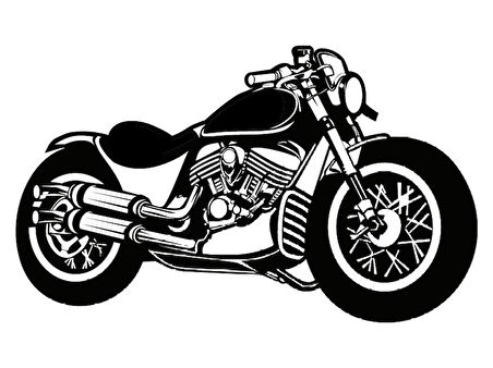 Klasik Motosikletler Model 7 Oto özel yeni sticker 30 x 18 Cm MİXGİFTZ