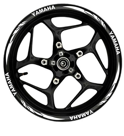 mixgiftzYamaha Beyaz yazılı  beyaz pençe şeritli