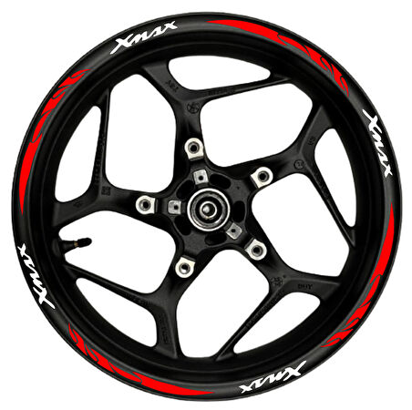 mixgiftzXmax Beyaz yazılı  kırmızıpençe şeritli