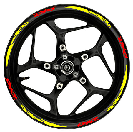 mixgiftzDİO kırmızı yazılı  sarı pençe şeritli