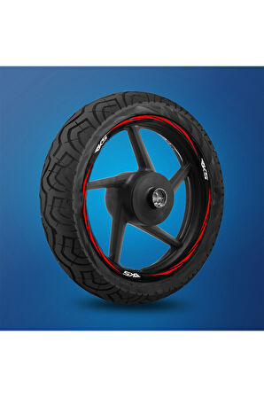 mixgiftzJant Şeridi Rks Uyumlu Beyaz Yazılı Kırmızı Sağ-Sol/Ön-Arka