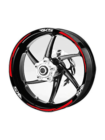 mixgiftzJant Şeridi Rks Beyaz Yazı Kırmızı Şerit Sağ-Sol/Ön-Arka