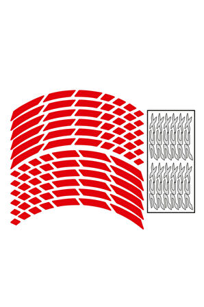 mixgiftzJant Şeridi Honda Pcx Reflektör Kırmızı Sağ-Sol/Ön-Arka