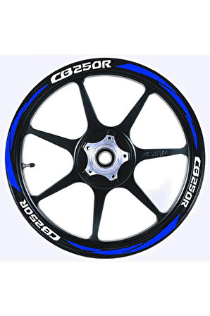 mixgiftzJant Şeridi Cb250R Uyumlu Mavi Sağ-Sol/Ön-Arka