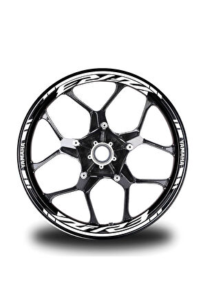 mixgiftzKoyu Sarı Yamaha R6 Takım Jant Sticker Etiket