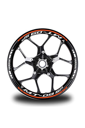 mixgiftzSarı Honda Rrr Takım Jant Sticker Etiket