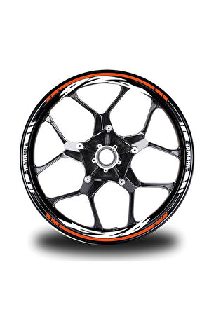 mixgiftzTuruncu Yamaha FZ6 Jant Sticker Etiket