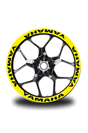 mixgiftzYamaha Yazılı 16Lı Jant İçi Yazı Sticker Etiket