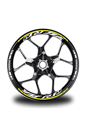 mixgiftzSarı Yamaha R1M  Jant Sticker Etiket