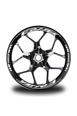 mixgiftzGri Yamaha YZF R3 Takım Jant Sticker Etiket