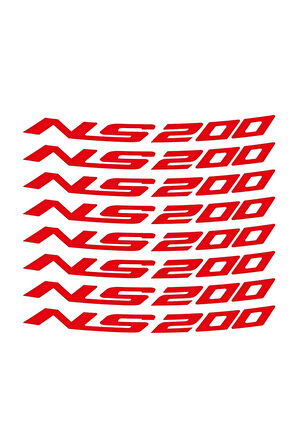 mixgiftzBajaj Pulsar NS200 Jant İçi Sticker Etiket Modeli