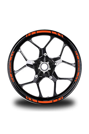 mixgiftzSuzukı Yazılı Kısa Yazısız Kısa Dış Şerit 16'lı Tek Renk Jant Sticker Modeli