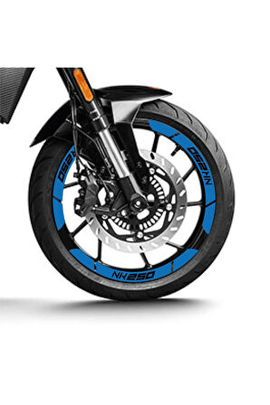 mixgiftzMavi CF MOTO 250 NK Geniş Jant Sticker Etiket Modeli