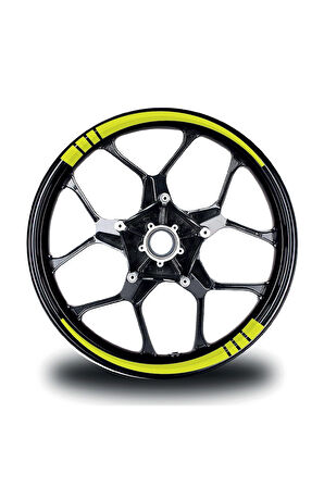 mixgiftzNeon Iç Dış Jant Sticker Etiket Modeli Ince