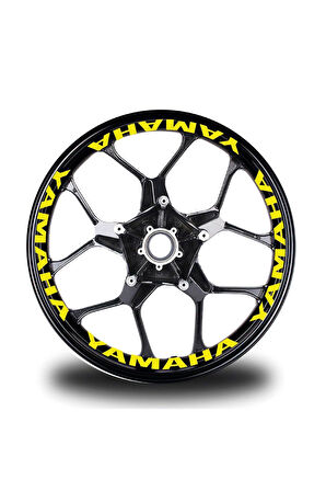 mixgiftzYamaha Yazılı 16Lı Jant İçi Yazı Sticker Etiket