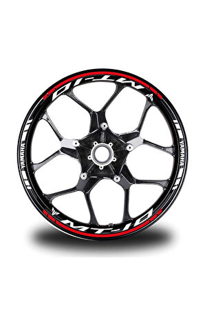 mixgiftzNeon Sarı Yamaha R1m Takım Jant Sticker Etiket