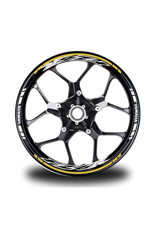 mixgiftzCf Moto 250nk Neon Turuncu Jant Sticker Modeli