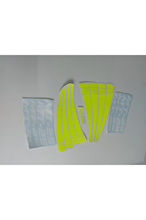 mixgiftzYamaha MT 25 Neon Yeşil Jant Dışı Şerit Sticker Etiket Modeli uyumlu