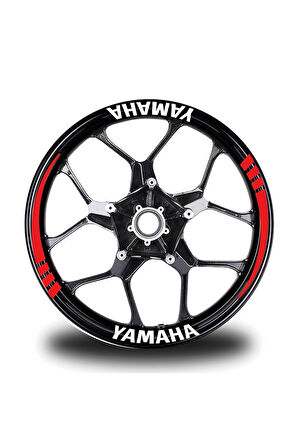 mixgiftzYamaha Xmax 250 2 Kesikli Gümüş Gri Renk Sticker Modeli Jant Dahi