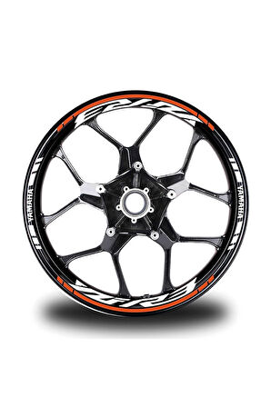 mixgiftzKırmızı Yamaha R6 Takım Jant Sticker Etiket