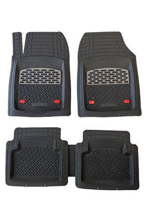 Volkswagen Passat B5 1996 2005 Paspas Derin Havuzlu Krom Gri