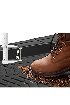 Smart Crossblade Uyumlu 3D Havuzlu Paspas Profesyonel Siyah