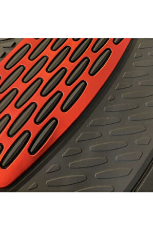 Ssangyong Korando 2021 3d Havuzlu Paspas A Kalite Kırmızı