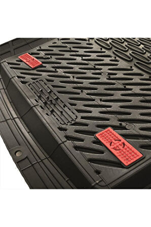 Ssangyong Korando 2021 3d Havuzlu Paspas A Kalite Kırmızı