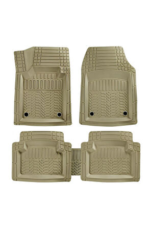 Volvo S70 ile Uyumlu 4D Havuzlu Kutulu Maximum Paspas Bej