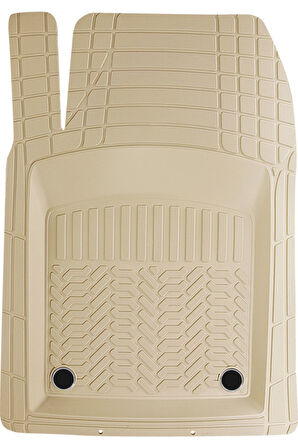 Toyota Corolla 07-13 3d Havuzlu Profesyonel Paspas Bej