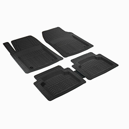 Promats Skoda Rapid Profesyonel Paspas Siyah Havuzlu