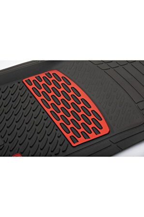 Uyumlu Safir Ford Focus 1 1998-2004 Krom Kırmızı Derin Havuzlu 3d Paspas