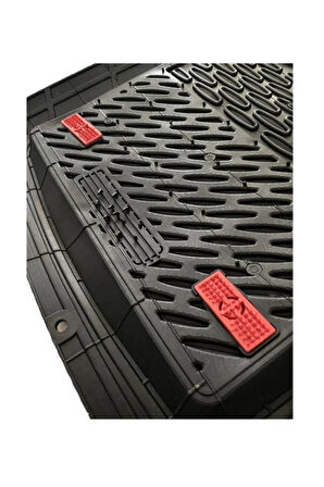 Kia Kobra Uyumlu 3D Havuzlu Paspas Takımı Safir Siyah Krom Karbon