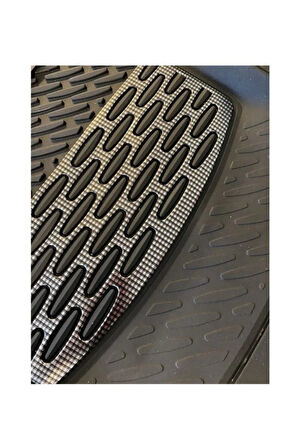 Suzuki Baleno Uyumlu 3D Havuzlu Paspas Takımı Safir Siyah Krom Karbon