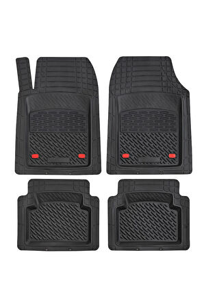 Seat İbiza Uyumlu 3D Havuzlu Paspas Takımı Safir Siyah
