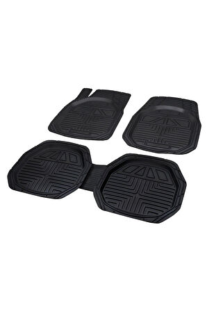 Mitsubishi Prestige ile Uyumlu Ekstra Plus Siyah 3D Havuzlu Universal Paspas