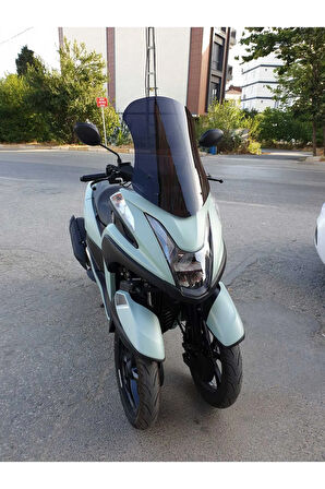 Yamaha Tricity 125 Siperlik Ön Cam 2014 2024 Model 60cm Siyah Renkli 4mm
