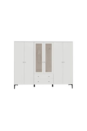 Trio 6 Kapaklı Dolap(%100MDF)